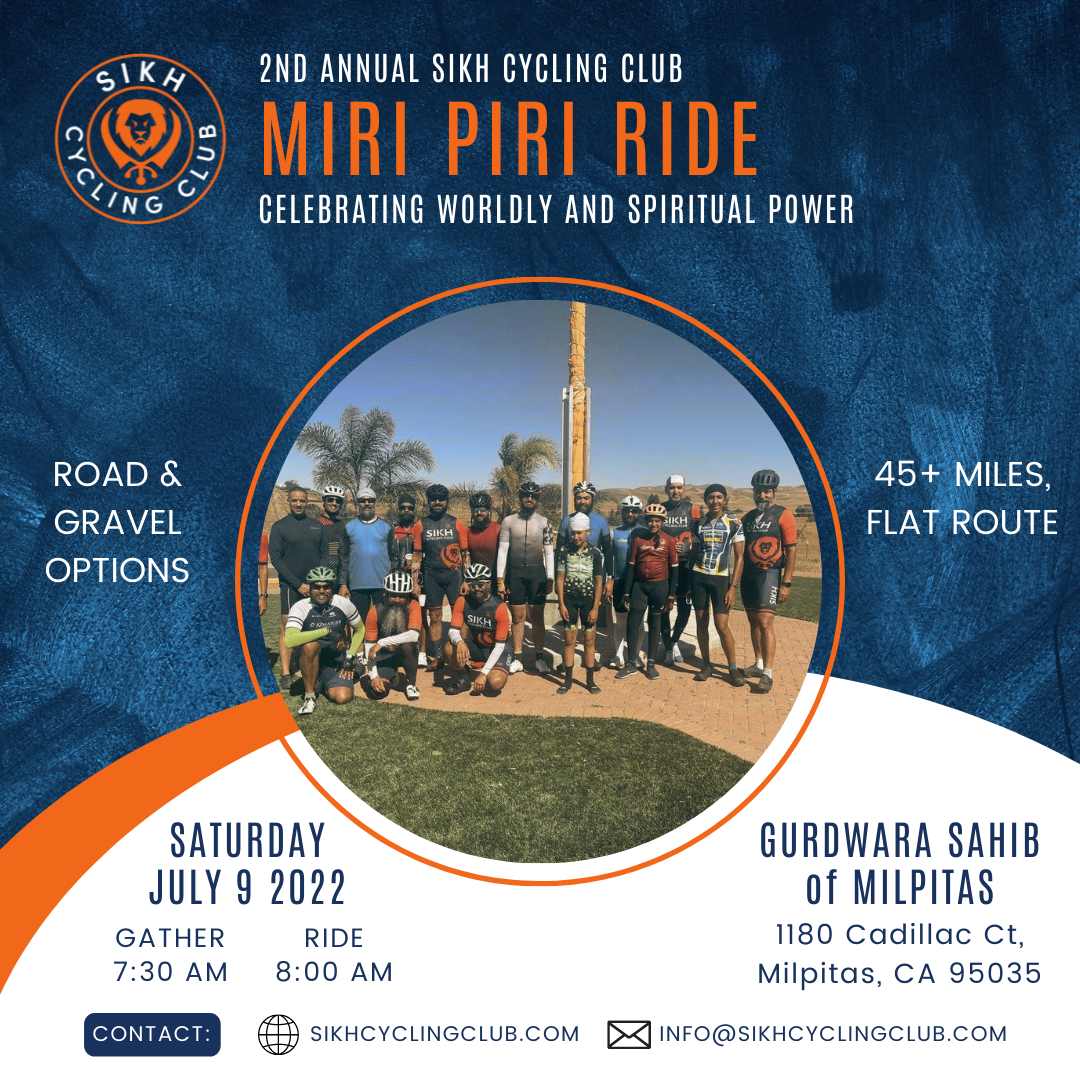 Join our 2nd annual Miri Piri Ride this Saturday, 7/9!